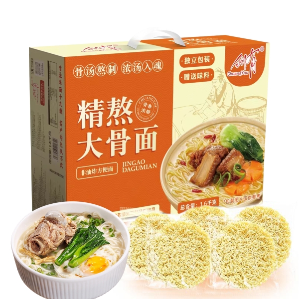 创有精熬大骨面（净含量：1400克）